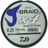 Шнур DAIWA J-Braid X4 0,25мм 135м Dark green 12741-025